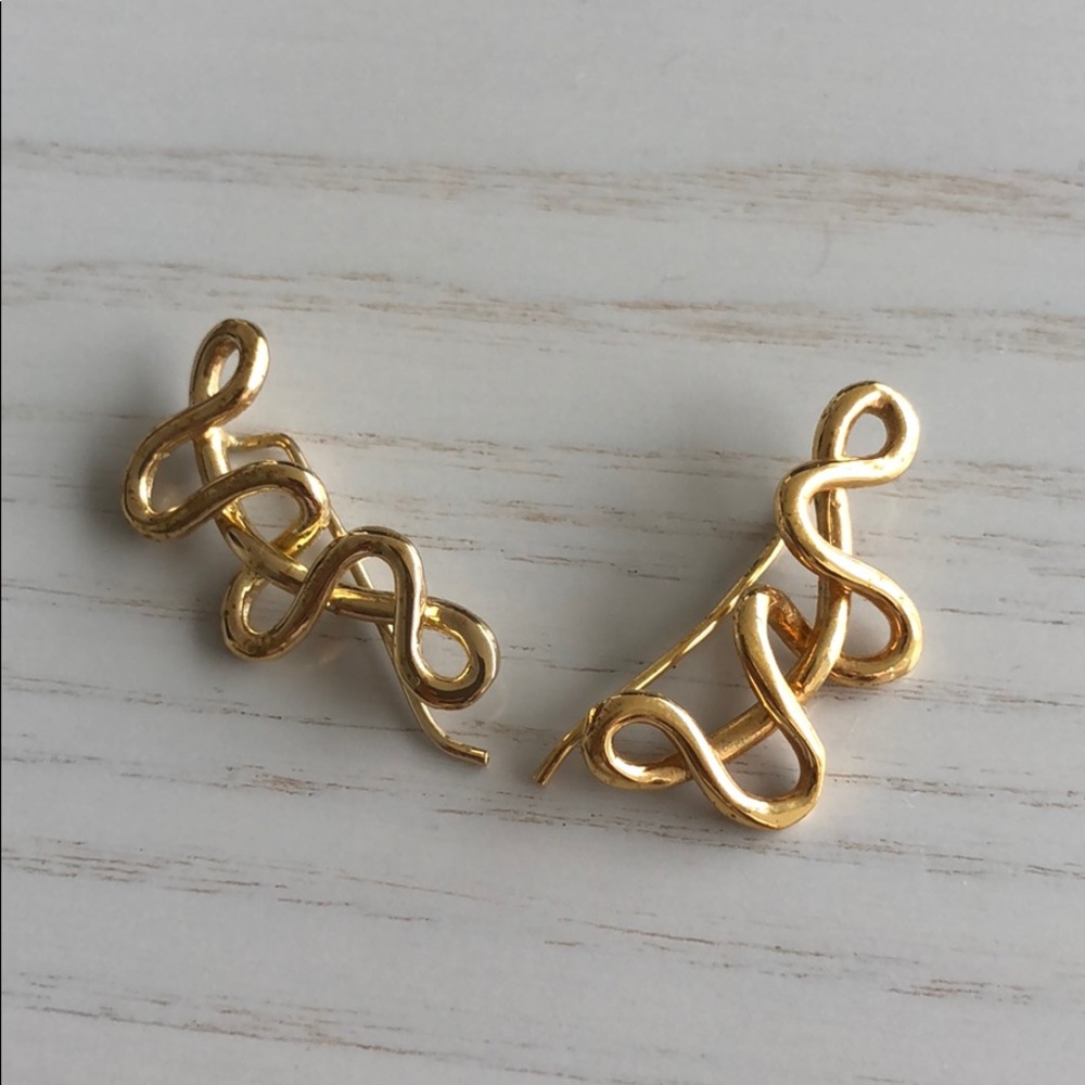 Jennifer Fisher XL curved chaos earrings
